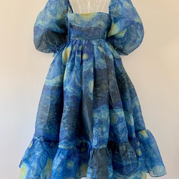 SELKIE Starry Night French Puff - Picture 1 of 13